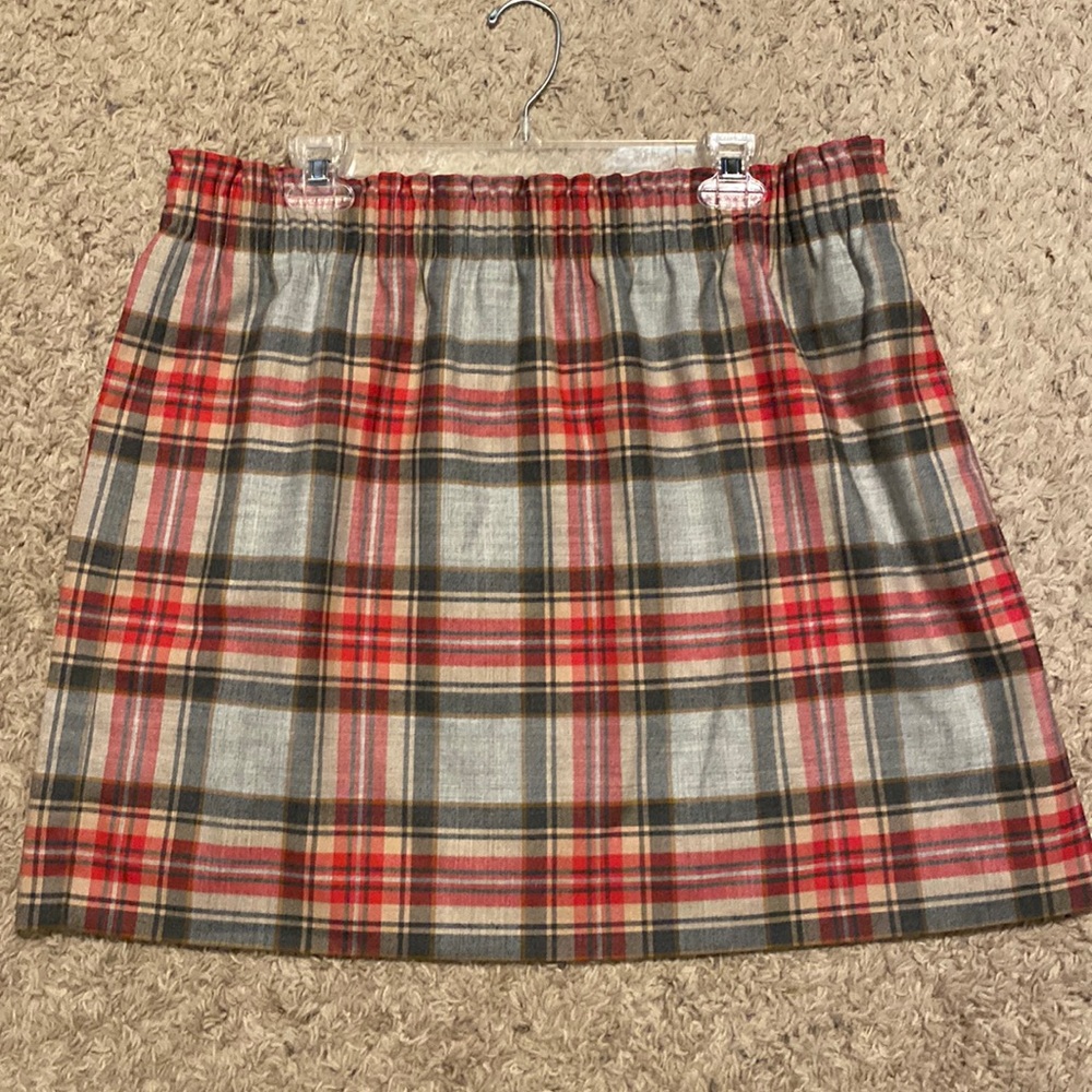 J. Crew plaid skirt size 18 NWT